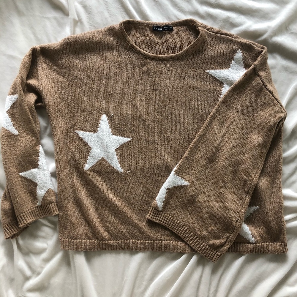 Oversized star sweater
